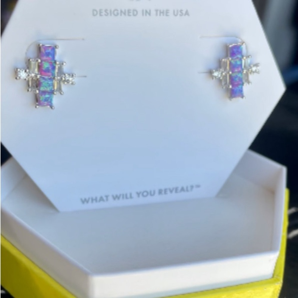 BP “A Love That Lasts” velvet opal earrings